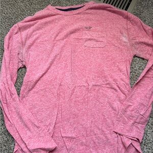 Men's Pink Long Sleeve Shirt